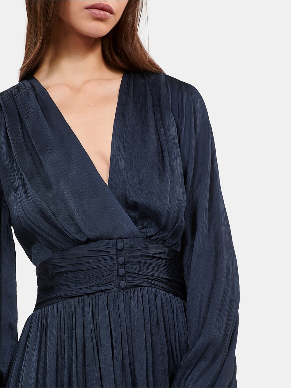 The Kooples Midi surplice dress